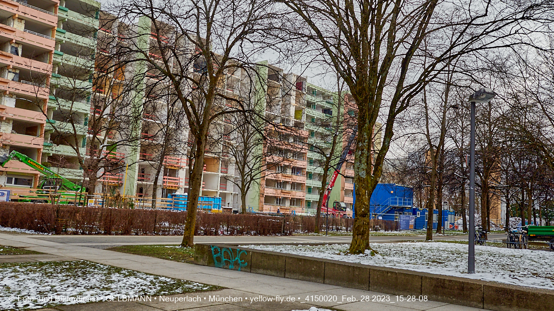 28.02.2023 - Sanierung in der Kurt-Eisner Straße Neuperlach